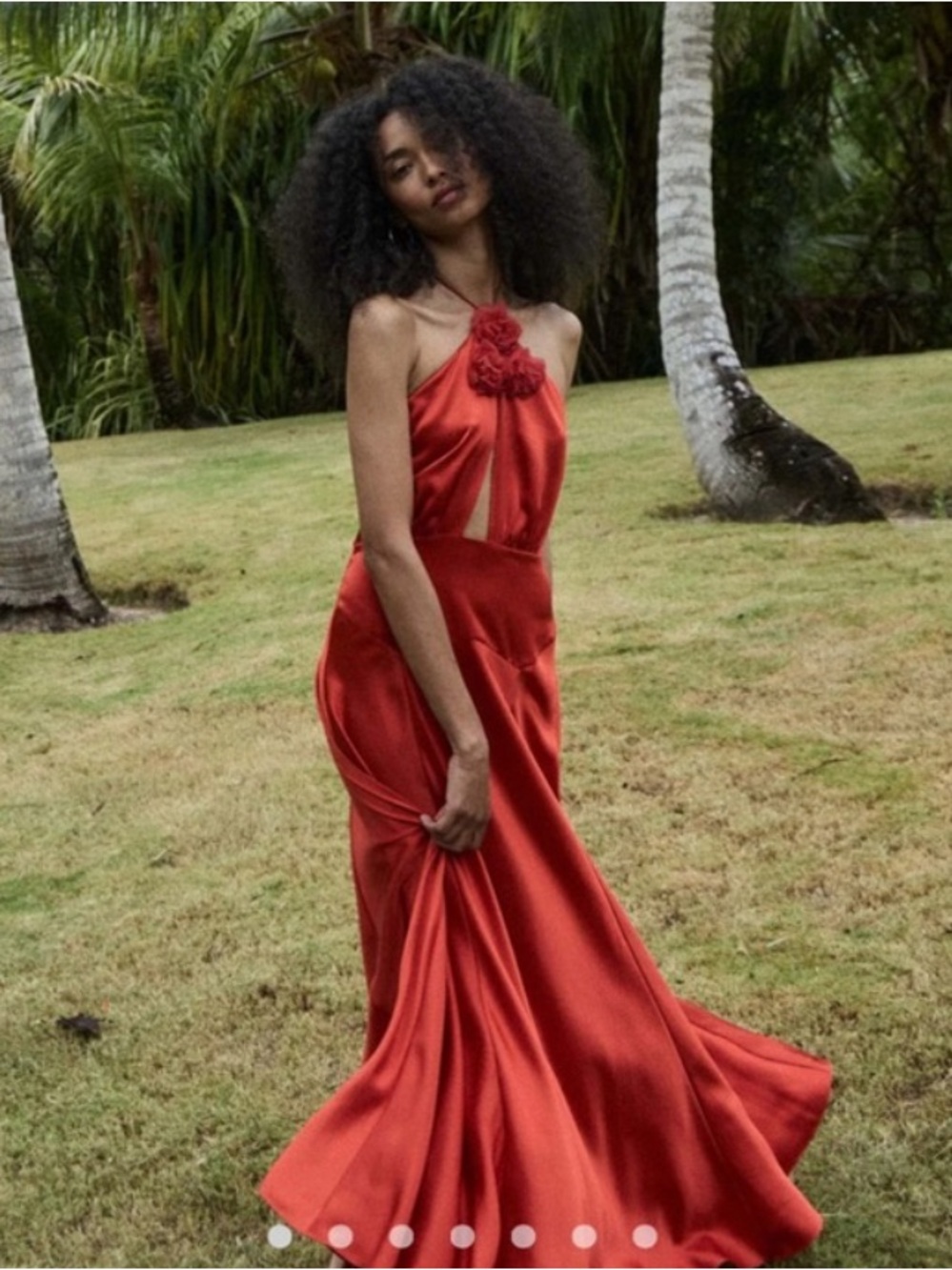 Doen Lilaia Dress In Fiery Coral size XS new with tags